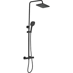 Душова система Globus Lux Termostatic R GLA-0040T-BB, Чорний матовий