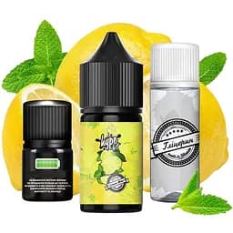 Набір компонентів для самозамісу сольової рідини Hype New 30 мл 0-50 мг Lemon Mint Лимон М'ята (16882)