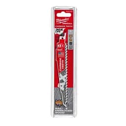 Полотно для шабельних пил TCT AX FANG TIP MILWAUKEE, 150х5мм, (деревина з цвяхами) (заміна 48475221) - мініатюра 2