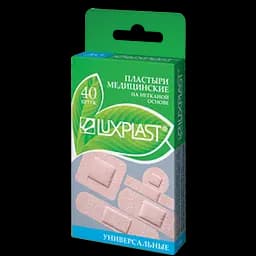 Пластир Luxplast Універсальний, з нетканого матеріалу, 40 шт.
