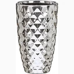 Ваза для цветов Scheurich Mirror Silver 25 см зеркальная