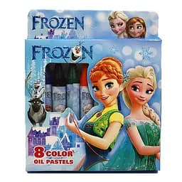 Мел пастель FZ, 8 цветов, пластиковый поддон, d/13 мм