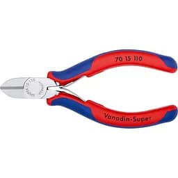 Кусачки бокові (бокорізи), діаметр 3,0мм, 110мм KNIPEX 70 15 110, хромовані - мініатюра 2