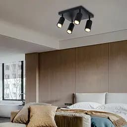 Спот INN-23700BK чорний на 4 плафони - мініатюра 3
