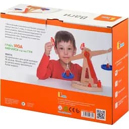 Дерев'яні навчальні ваги Viga Toys з гирями (50660) - мініатюра 5