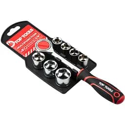 Набор сменных головок с трещеткой Top Tools 3/8" 8 предметов 38D142