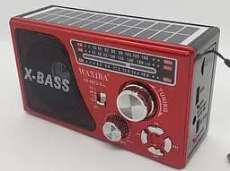 Радиоприёмник Waxiba XB-961U-S-L с солнечной панелью и фонарем