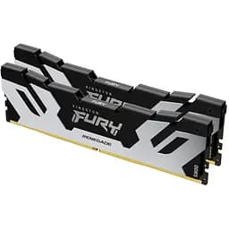 Модуль пам'яті для комп'ютера DDR5 96GB (2x48GB) 6000 MHz Renegade Silver XMP Kingston Fury (ex.HyperX) (KF560C32RSK2-96) - мініатюра 2
