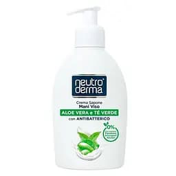 Крем-мило для рук та обличчя Neutroderma з алое вера та зеленого чаю антибактеріальне 300 мл