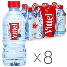 Vittel, 0,33 л, Упаковка 8 шт., Вітель, Вода мінеральна негазована, ПЕТ