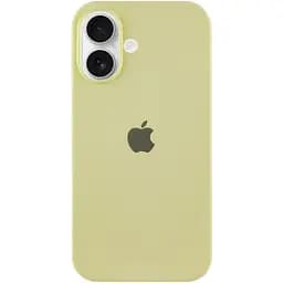 Чохол Epik Silicone Case Full Protective AA для Apple iPhone 16, 6.1 Жовтий/Mellow Yellow