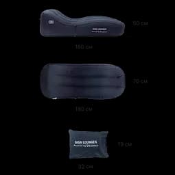 Надувне ліжко з вбудованим електронасосом Xiaomi GIGA Lounger GS1 (MQC001) Blue - мініатюра 5