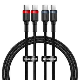 Кабели - набор из 2 штук - Baseus Cafule Type-C to Type-C 100W 2 метра (2 pcs)