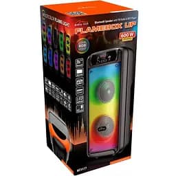 Акустична система 1.0 Media-Tech 14W, Bluetooth/FM/AUX/MicroSD/USB/RGB чорна (MT3177) - мініатюра 4