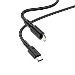 Кабель Hoco X62 Type-C to Lightning Fortune PD C to iphone fast data cable 1 м 20W черный