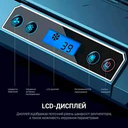 Охолоджувальна підставка для ноутбука GamePro Black (CP770) - мініатюра 7