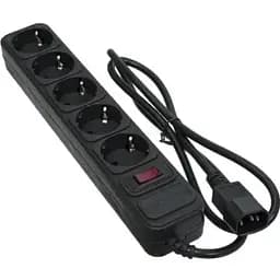 Мережевий фільтр живлення Patron 1 m3*1mm2 (SP-1053U) 5 розеток BLACK (EXT-PN-SP-1053U)