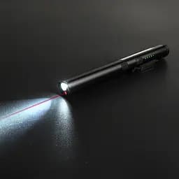 Ліхтарик світлодіодний алюмінієвий (COB+LED) з УФ, лазером та магнітом Pen Light PROTESTER PRO-FL0305S - мініатюра 7