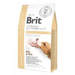 Сухой корм Brit GF VetDiets Dog Hepatic 2 кг для собак при болезни печени (яйцо. батат. горох. гречка)
