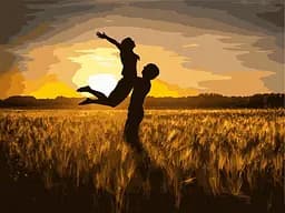 Картина за номерами. Art Craft "Вільні і закохані" 40 * 50 см 10209-AC