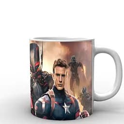 Кухоль GeekLand Captain America Стів Роджерс і Тоні Старк CA.02.016 330 мл білий