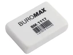 Ластик М белый 33*22*8 мм, BM.1117 Buromax (4823078944290)