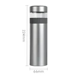 Заварювальний термос із титану Fun Home Funjia Titanium Smart Cup 520ml FJ-TA003 Grey - мініатюра 7