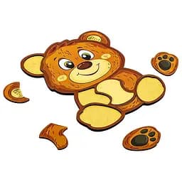 Дитячий пазл-вкладиш "Ведмедик" PuzzleOK Puz-22956, 10 елементів - мініатюра 2