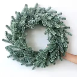 Вінок хвойний різдвяний Hvoya Traditional литий блакитний 40 см