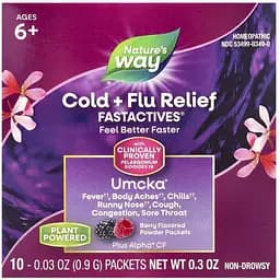 Комплекс від застуди Nature's Way Umcka Cold & Flu Berry Fastactv 912 г
