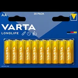 Батарейка Varta Long Life AA Alkaline 1.5 V Bli 20 шт. (4106101420)