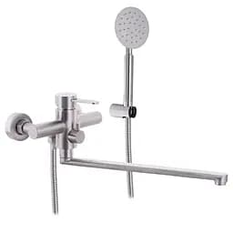 Змішувач для ванни Zerix SAS-006 нержавіюча сталь ZX3153 Нержавіюча сталь