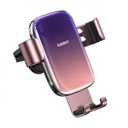 Автомобільний утримувач холдер Baseus Glaze Gravity Car SUYL-LG04 Pink
