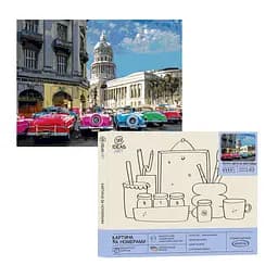 Набір для розпису по номерах "Ретро авто на виставці" 40*50 см