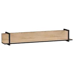 Полка для книг и декора Moreli Forte F-0015 в стиле Loft 1358х220х220 мм Дуб Аппалачи
