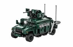 Конструктор Wange військовий автомобіль Hummer Humvee з кулеметом  військова техніка, 518 деталей