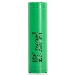 Акумулятор 18650 Samsung INR18650-25R 2500mah (20А) Зелений - мініатюра 4