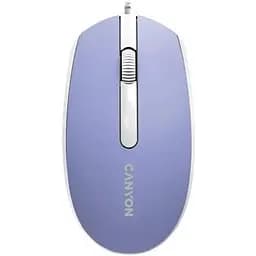Миша Canyon M-10 Mountain Lavender USB оптична 1000 dpi 3 кнопки 1.5 м (CNE-CMS10ML)