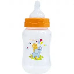 Пляшечка з широким горлечком Baby Team, 250 мл, помаранчева (1002) - мініатюра 2