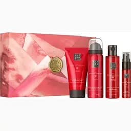 Подарочный набор Rituals The Ritual of Ayurveda Gift Set S: гель-пена для душа Foaming Shower Gel 50 мл + масло для тела Rich Body Oil 30 мл + спрей для волос и тела Hair & Body Mist 20 мл + крем для тела Body Cream 70 мл