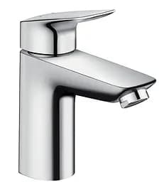 Смеситель для умывальника Hansgrohe Logis 100 LowFlow с донным клапаном хром 71104000 Хром
