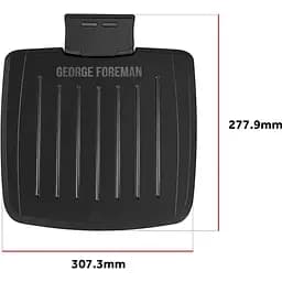 Гриль Russell Hobbs George Foreman притискний Immersa Medium 1300Вт з'ємні пластини метал пластик чорний (28310-56) - мініатюра 4
