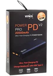 Зовнішній акумулятор Verico Power Guard Pro PD 20000 mAh портативне зарядне чорне - мініатюра 2