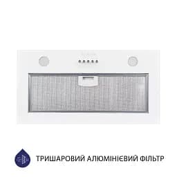 Витяжка повновбудована Minola HBI 5262 WH GLASS 700 LED - мініатюра 4