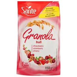 Гранола Sante С клюквой и клубникой 350 г (658824)