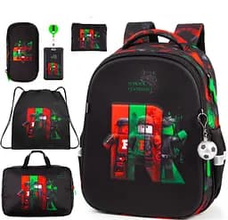 Шкільний ортопедичний рюкзак 6 в 1 для хлопчика School Standard 38х30х18 см Роблокс для молодших класів (SET 170-80) - мініатюра 2