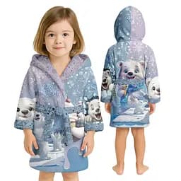 Халат дитячий з плюшевого велюру Snow bags 31724 146-152 см