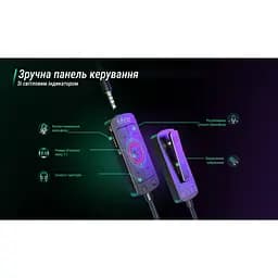 Ігрові навушники Fifine H9 7.1 White [114364] - мініатюра 12