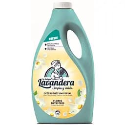 Стиральный жидкий порошок La Antigua Lavandera Floral с ароматом полевых цветов, 2.5 л (50 стирок)