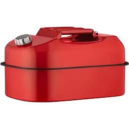 2E Каністра паливна горизонтальна 20л метал 0.8мм, 3.1кг, червоний